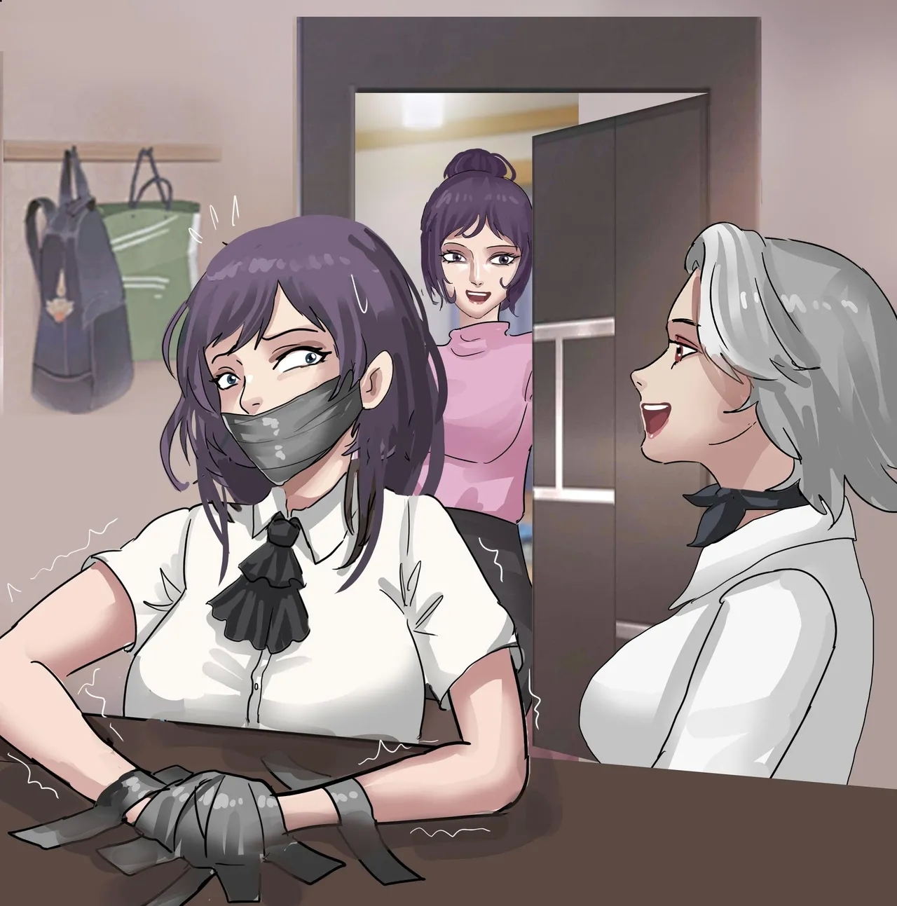 诡异家教  被骗缚的美丽母女 - Page 23