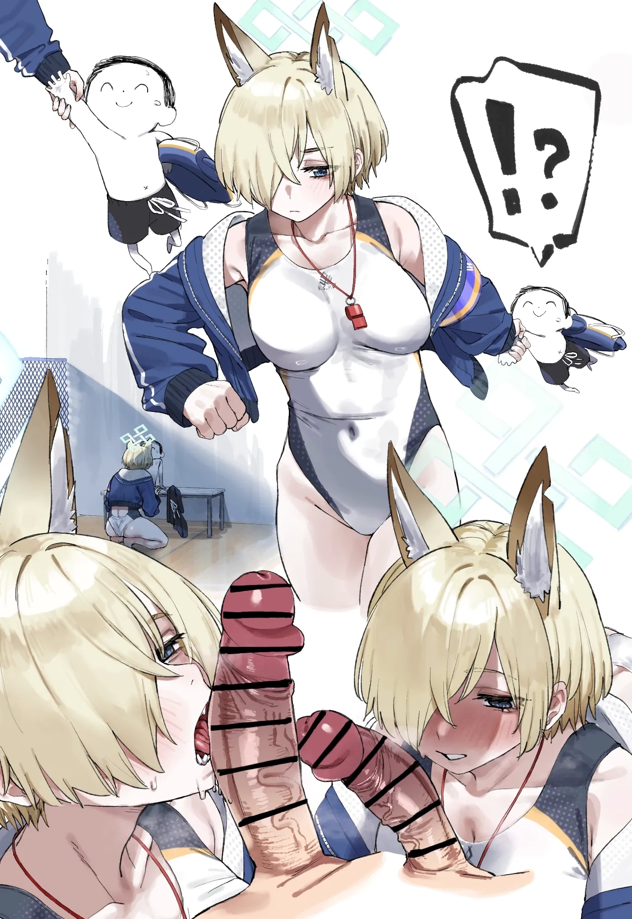 水着秘密フェラ 1