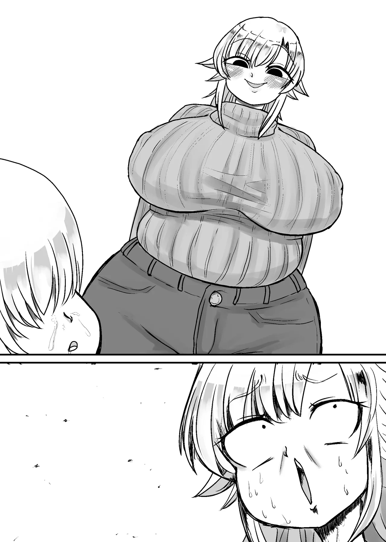 未洗剛毛ガチクサマン姉ちゃん - Page 12