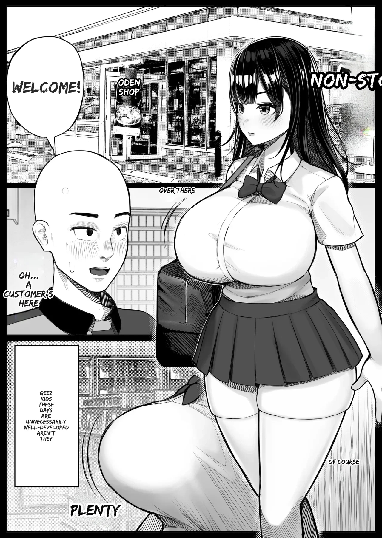 Mesugaki Bakunyuu Roshutsu J ￮ ni Namaiki ni mo Nama Iki Shita Hanashi - Page 3