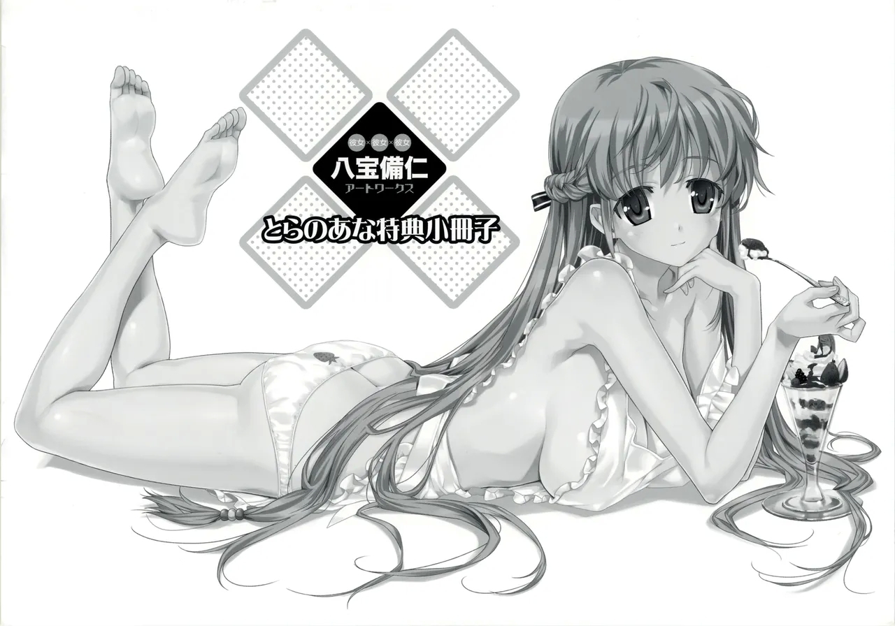 彼女×彼女×彼女 八宝備仁アートワークス とらのあな特典冊子 1