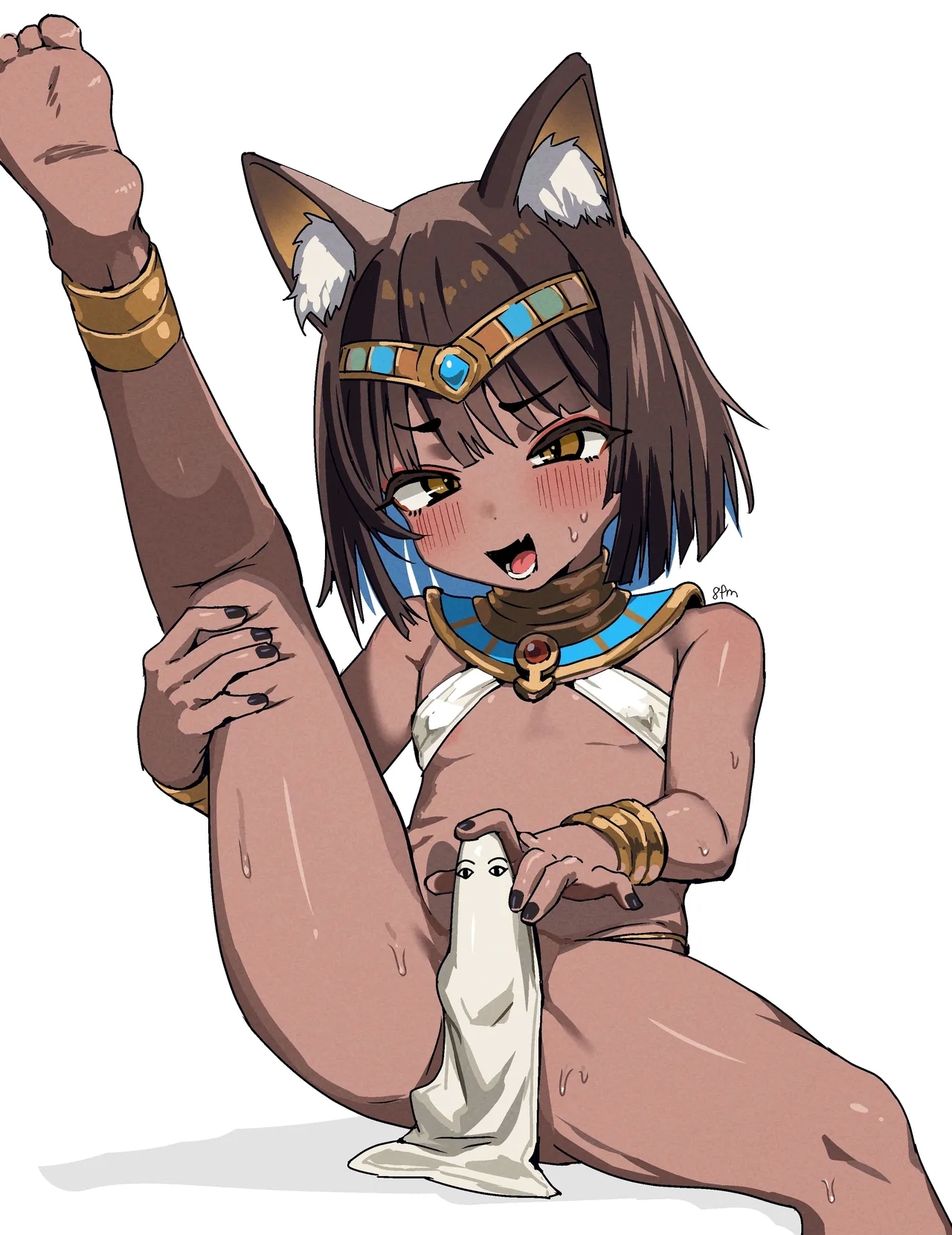 らくがき褐色エジプト猫耳 - Page 10