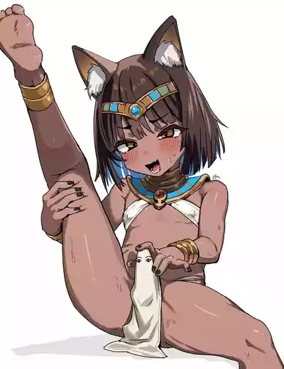 らくがき褐色エジプト猫耳 10