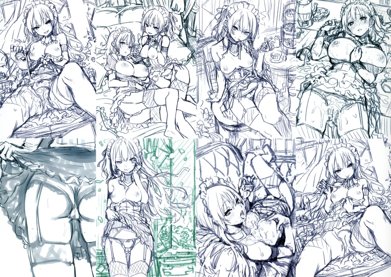 主従えくすたしー メロンブックス限定 キャララフ集 特典 2