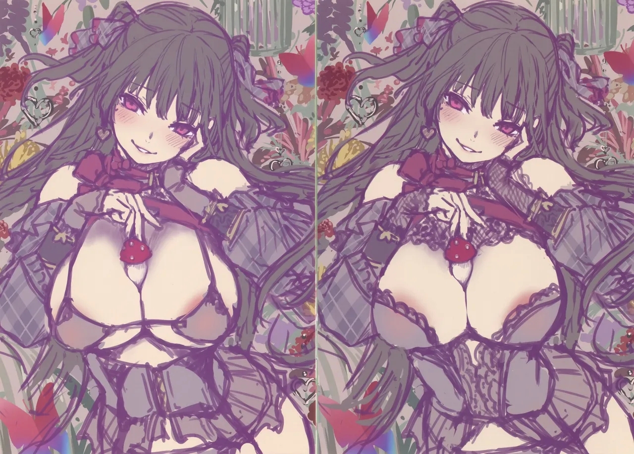 アザトメイキング 初回限定版 とらのあな限定小冊子 安里さん＆紫音さん カラーラフ集 特典 2