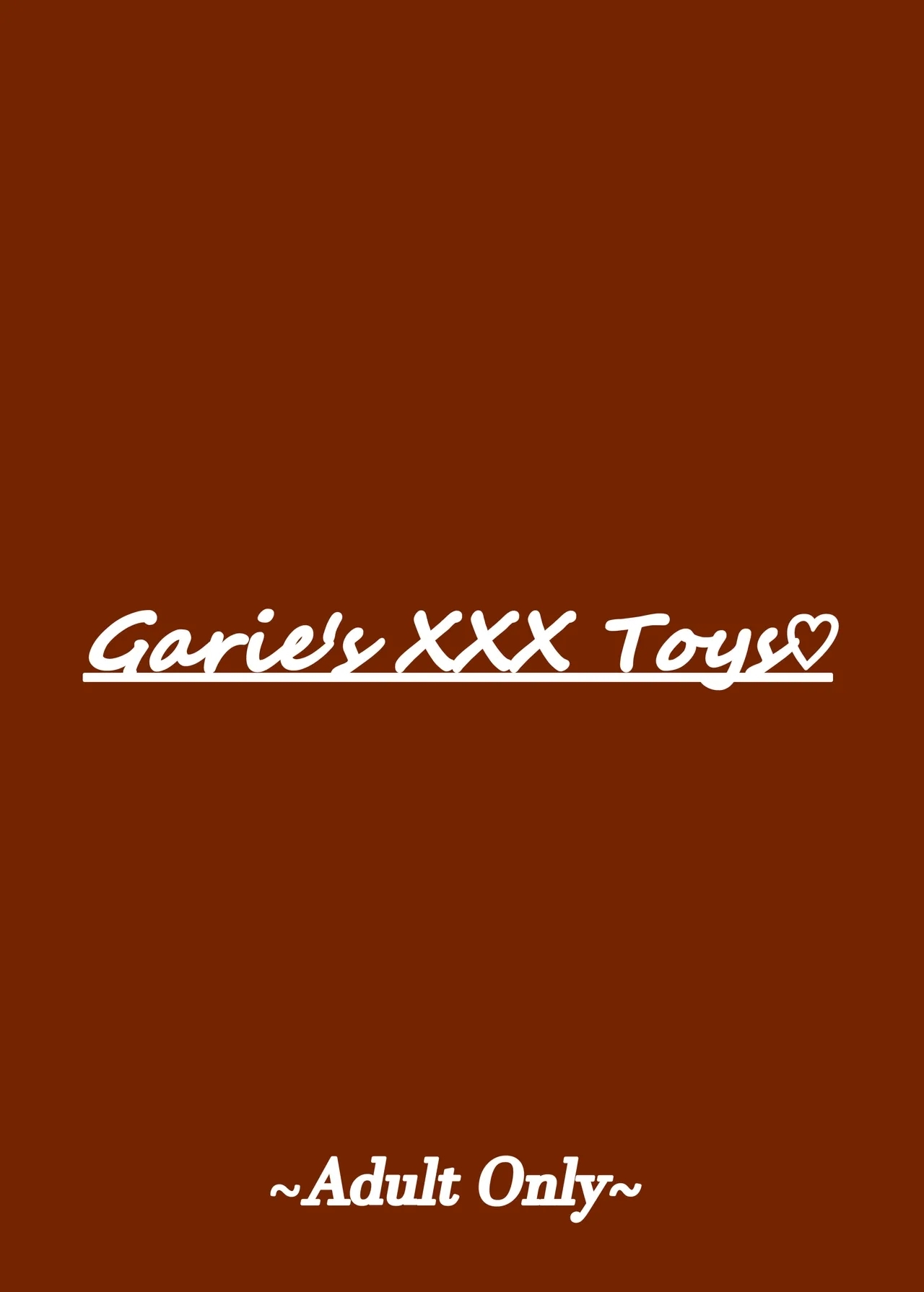 GarieGarie's XXX Toys - Page 34