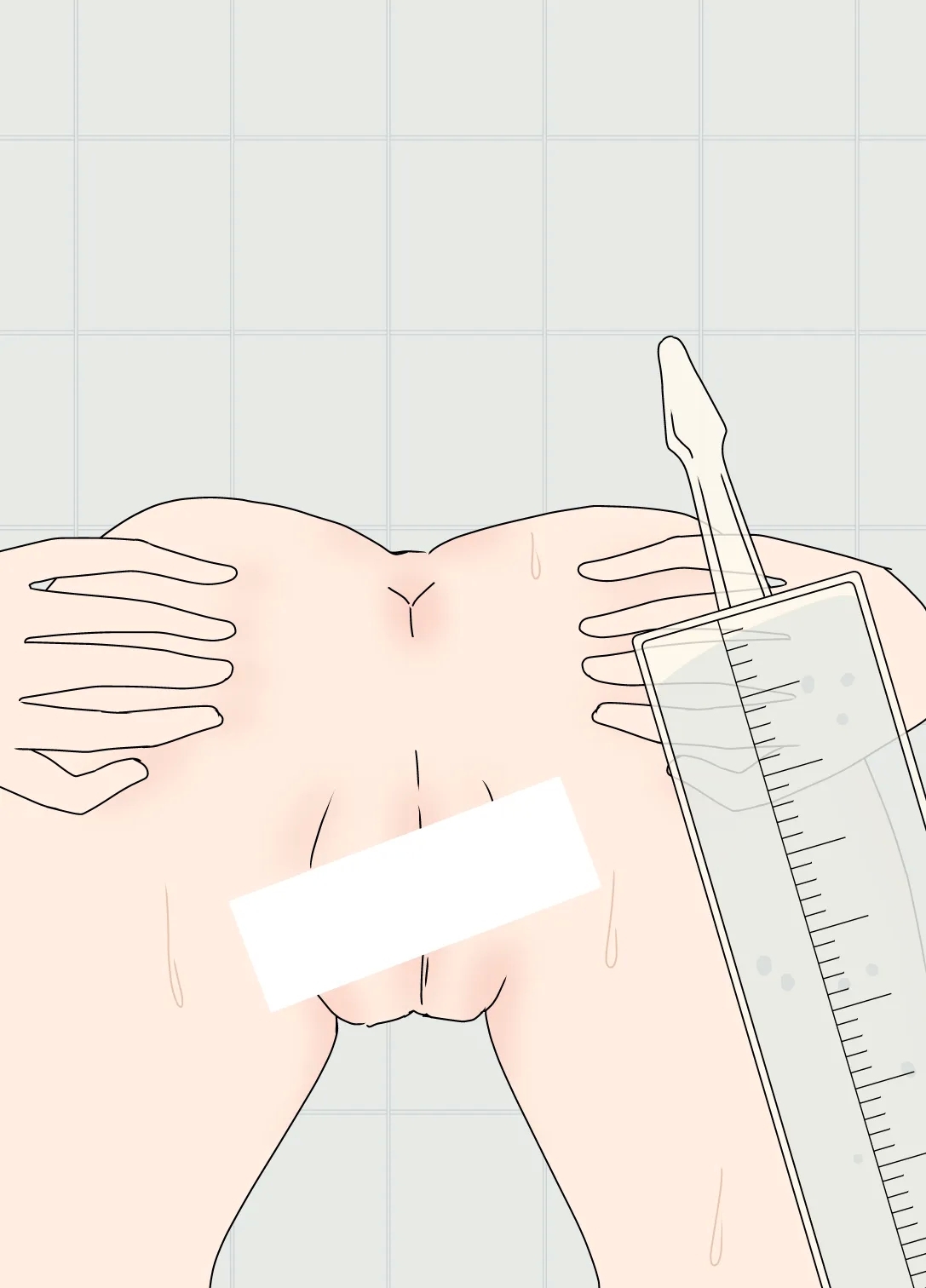 Kenkyuu no Tame ni Kyousei Teki ni Hadaka ni Sarete Kanchou Sareta Shoujo - Page 11