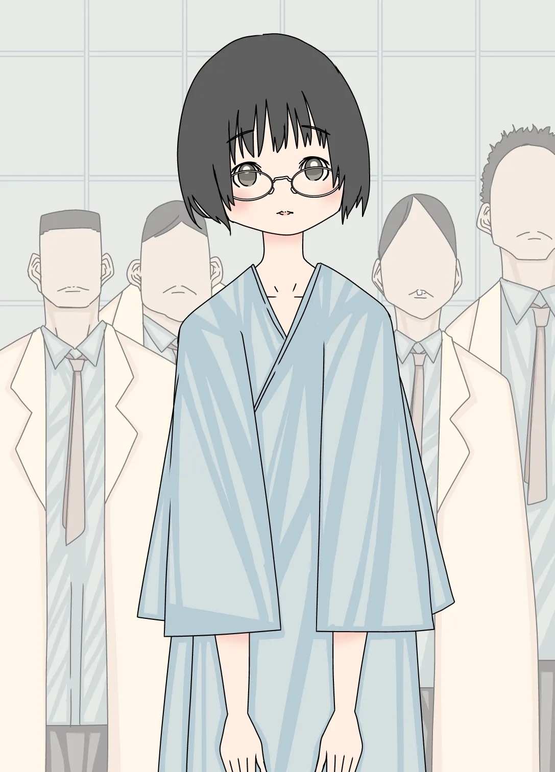 [おしりす喫茶] 研究のために強制的に裸にされて浣腸された少女 - Hentaiaz.com - 2