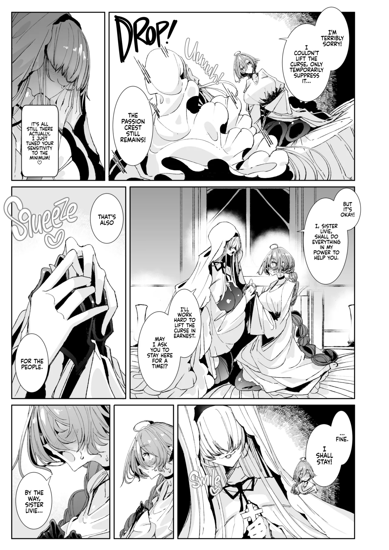The Marked Oblivious Princess Knight and the Succubus Sister's AllCan-Eat Lesbian Oil Massage - Page 50