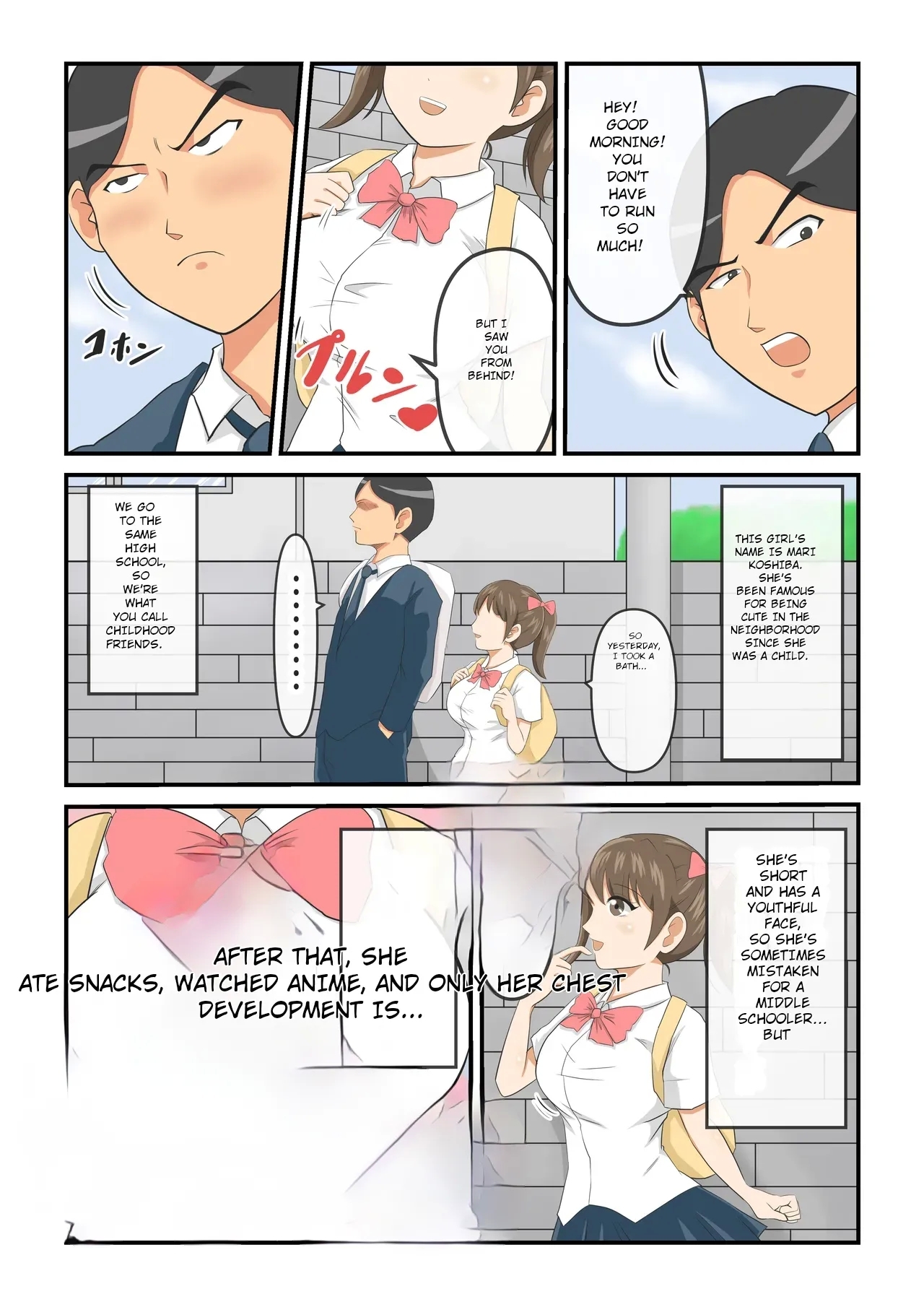 [Ikeneko Shokudou (Ikeneko)] Attouteki Loli Kyonyuu no Osananajimi ga Charao ni NTR saremashita. ~Zenpen~ - Hentaiaz.com - 3