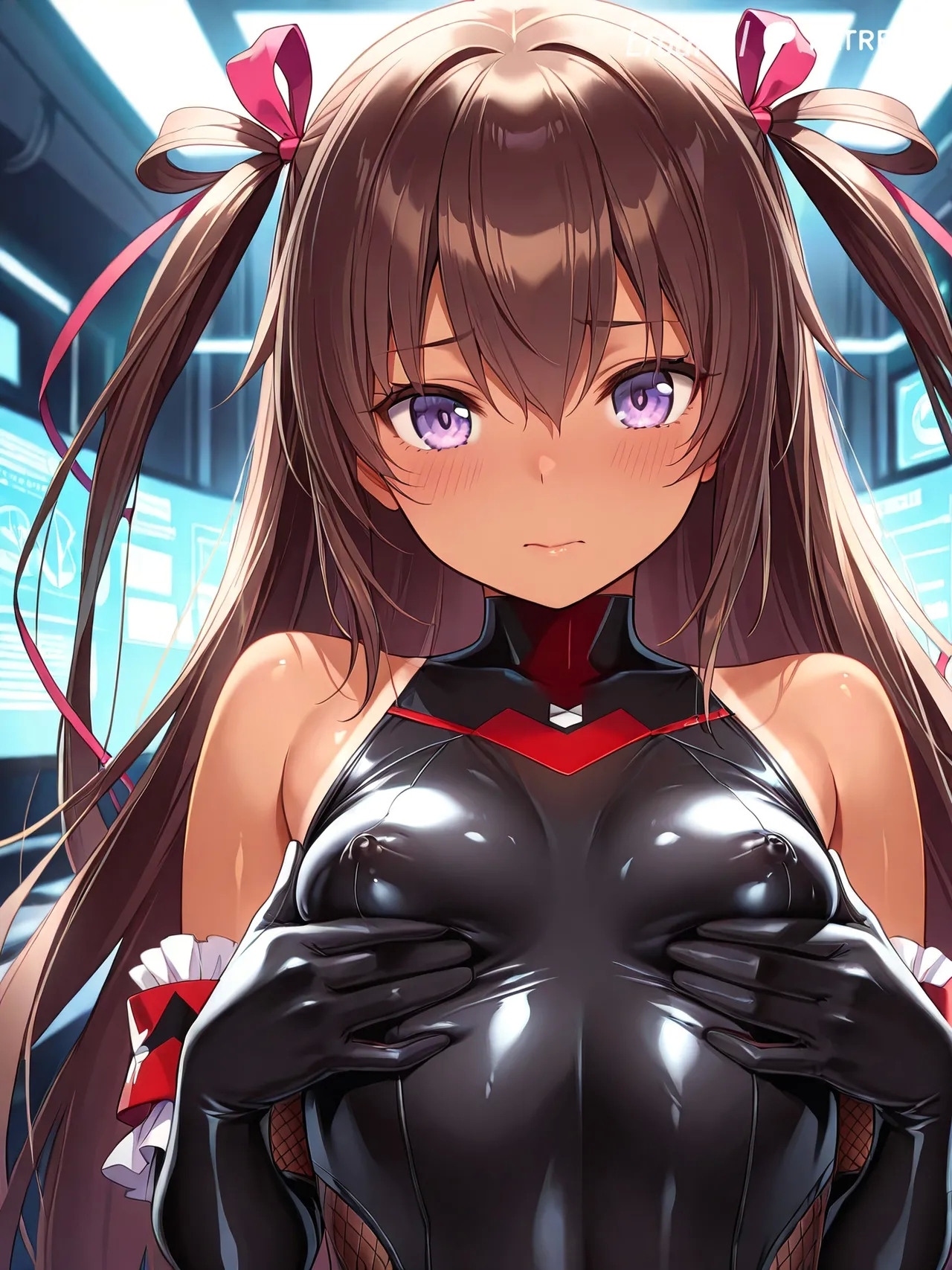 Taimanin Lilith Breast Expansion 1