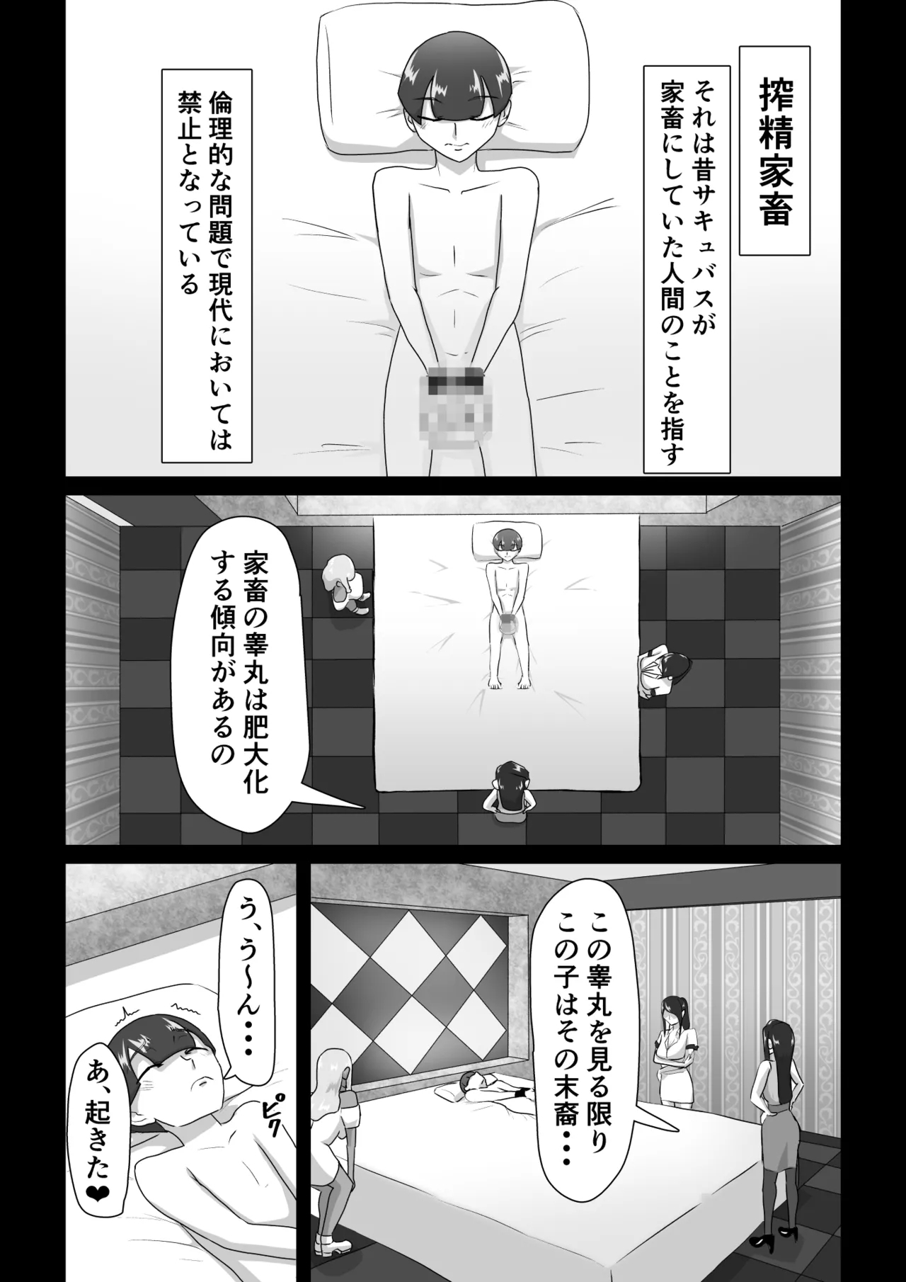 搾精契約〜サキュバス達の本気搾精三重奏〜 - Page 2