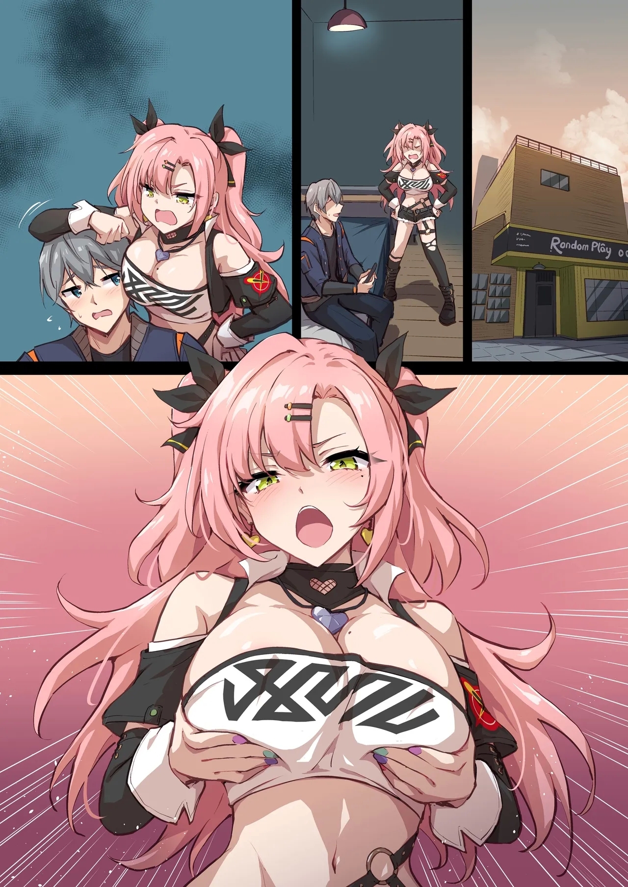 ゼンゼロ合同誌用の漫画チラ見せ 5