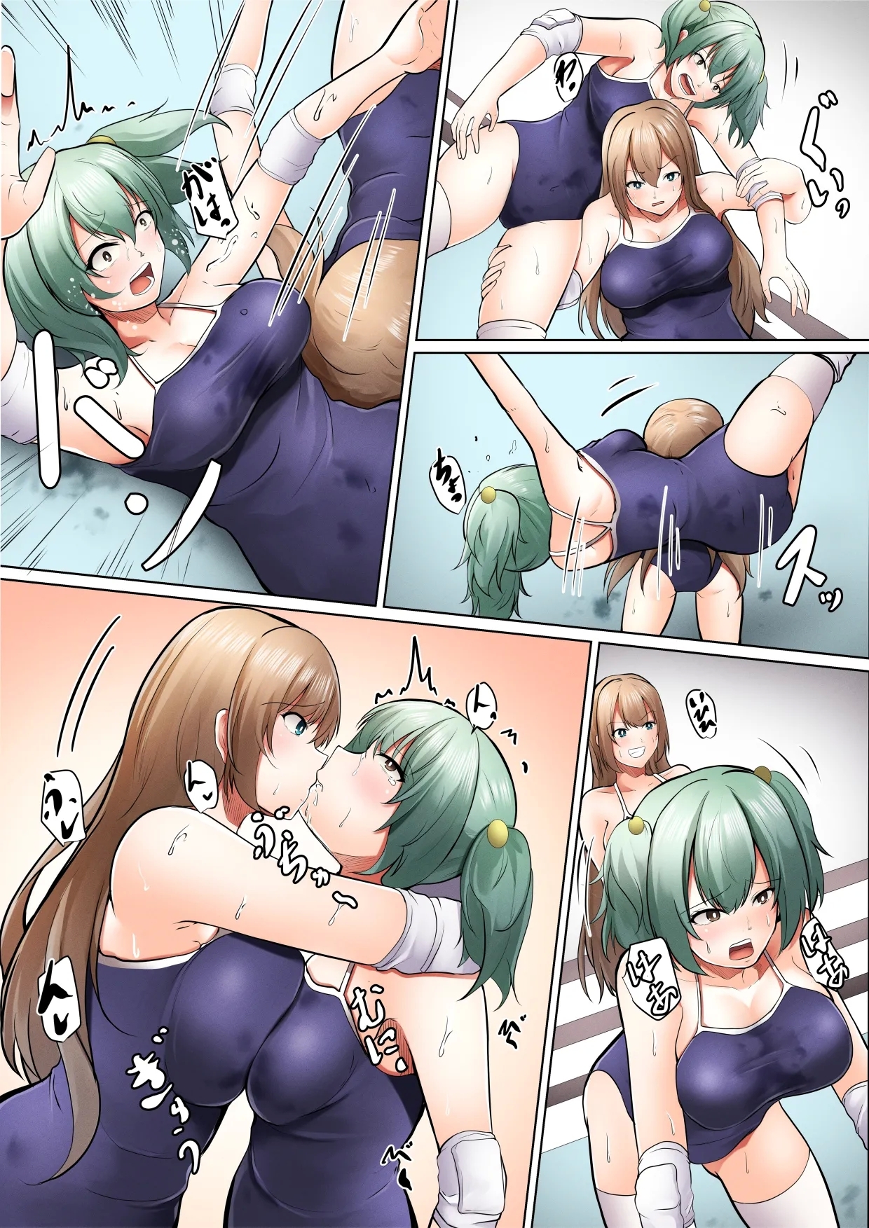 学校で女子プロレス! 全員失神失禁 むちむちJKマッチ編 - Page 11