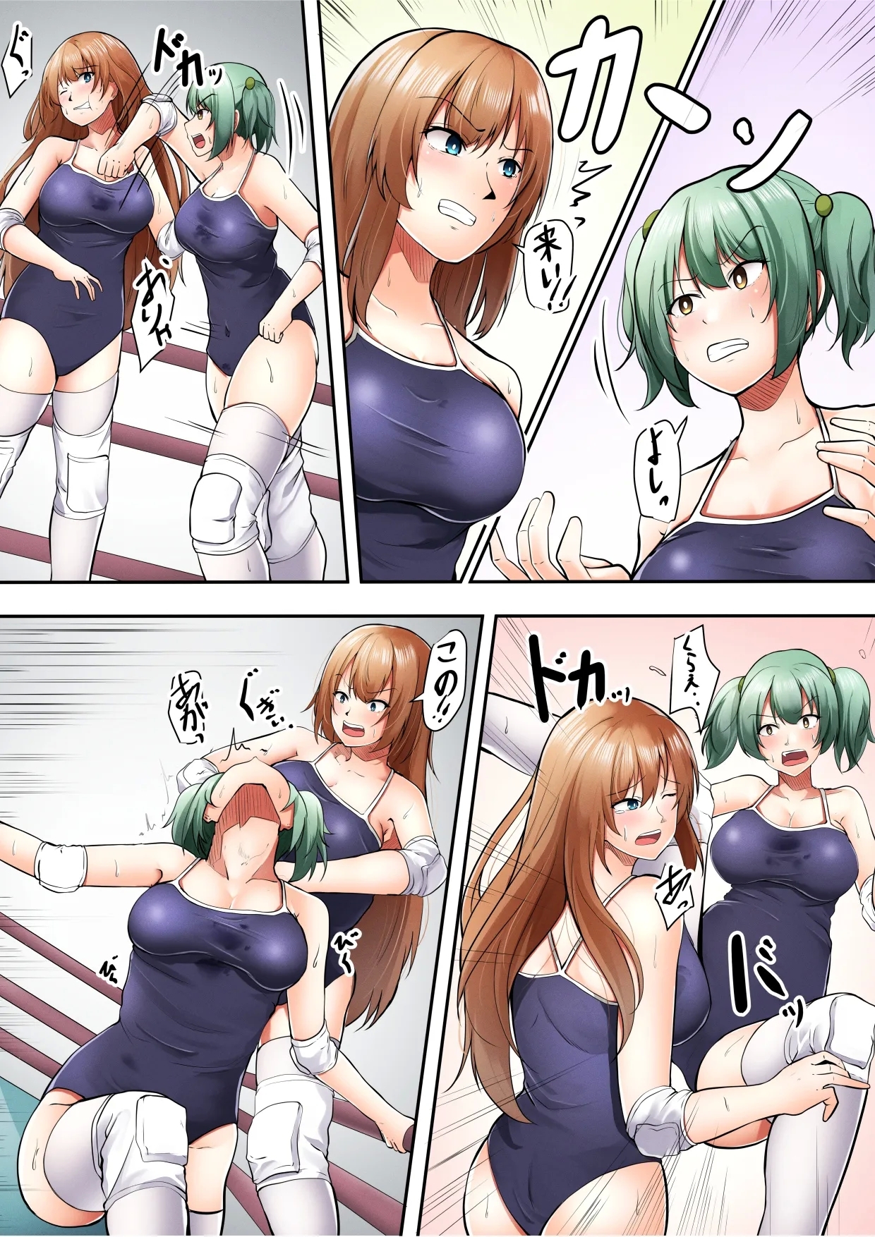 学校で女子プロレス! 全員失神失禁 むちむちJKマッチ編 - Page 13