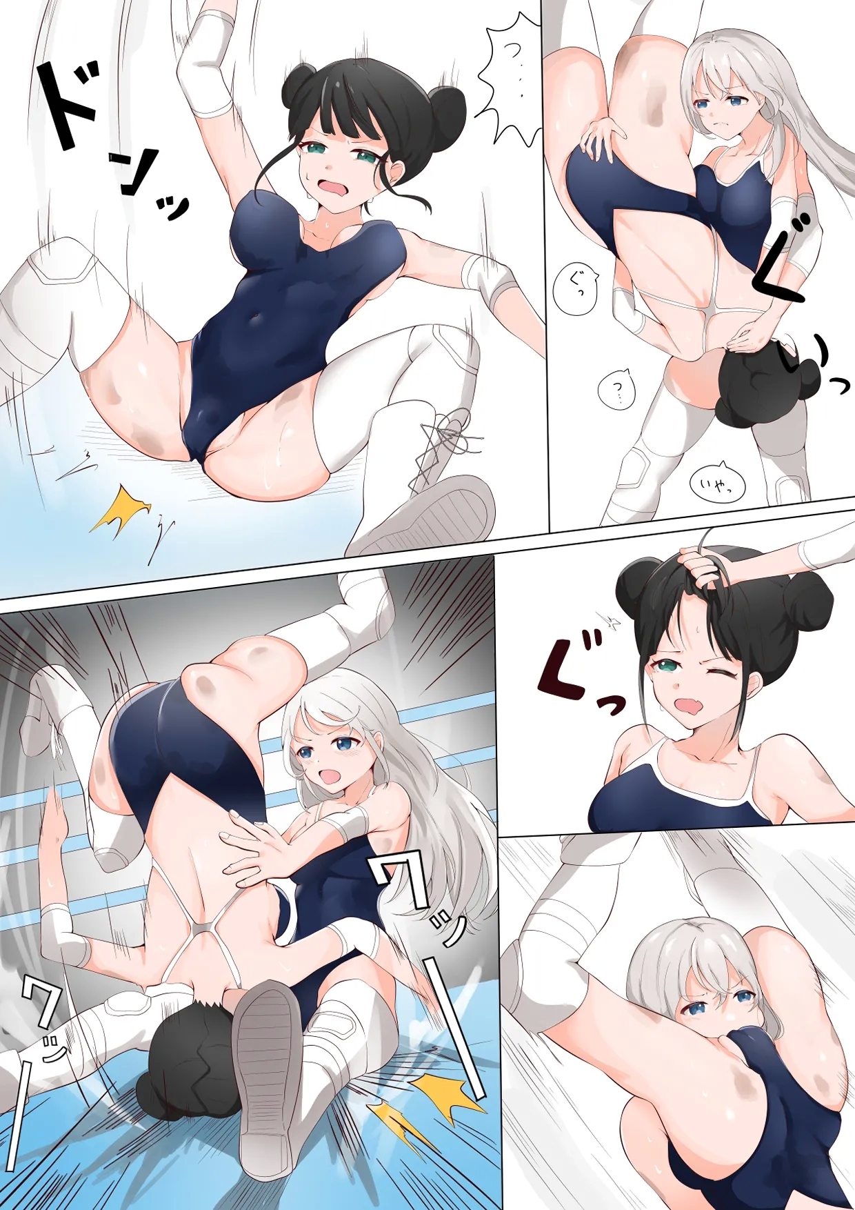 学校で女子プロレス! 全員失神失禁 むちむちJKマッチ編 - Page 19