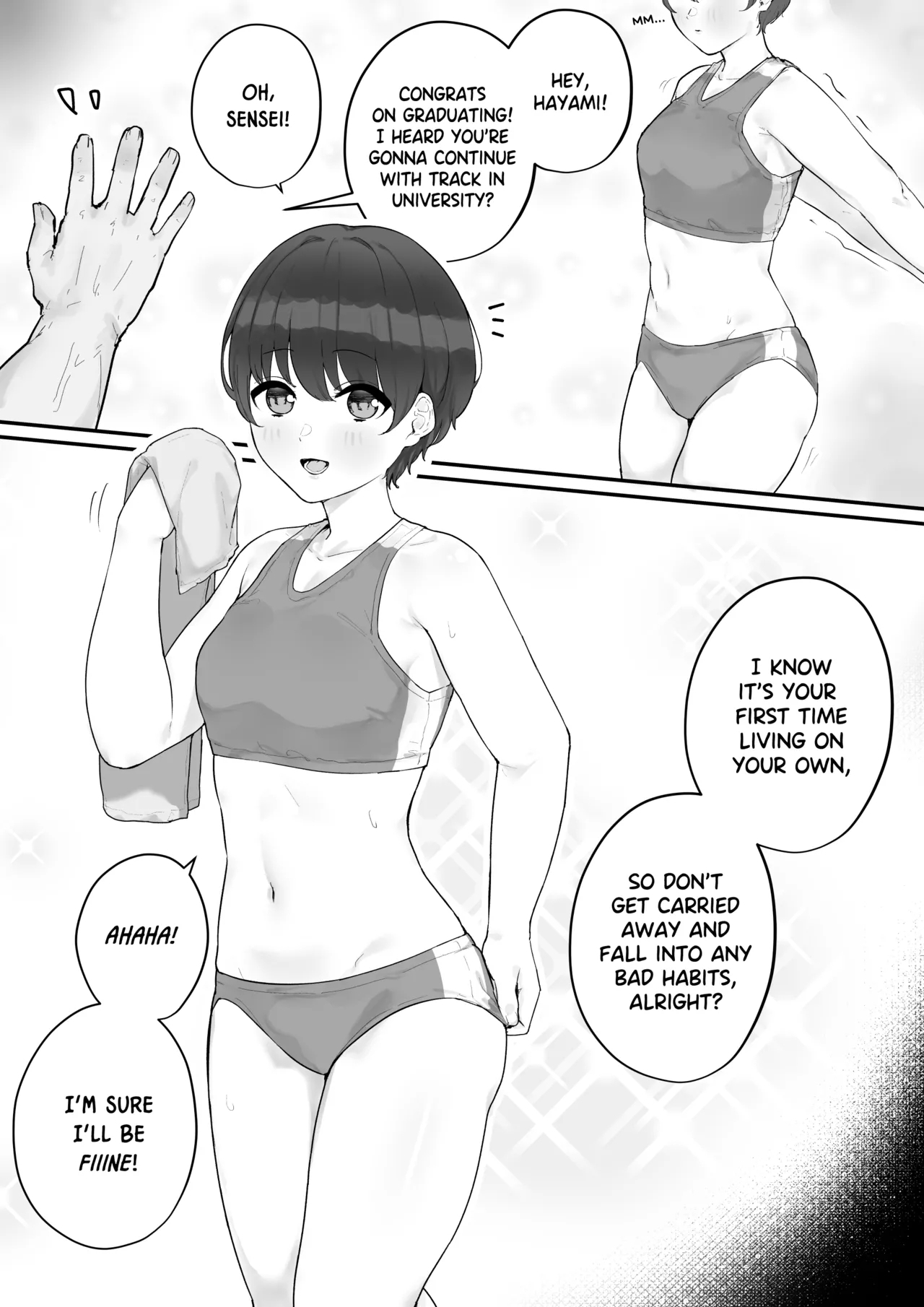 Track Team Girl - Page 1