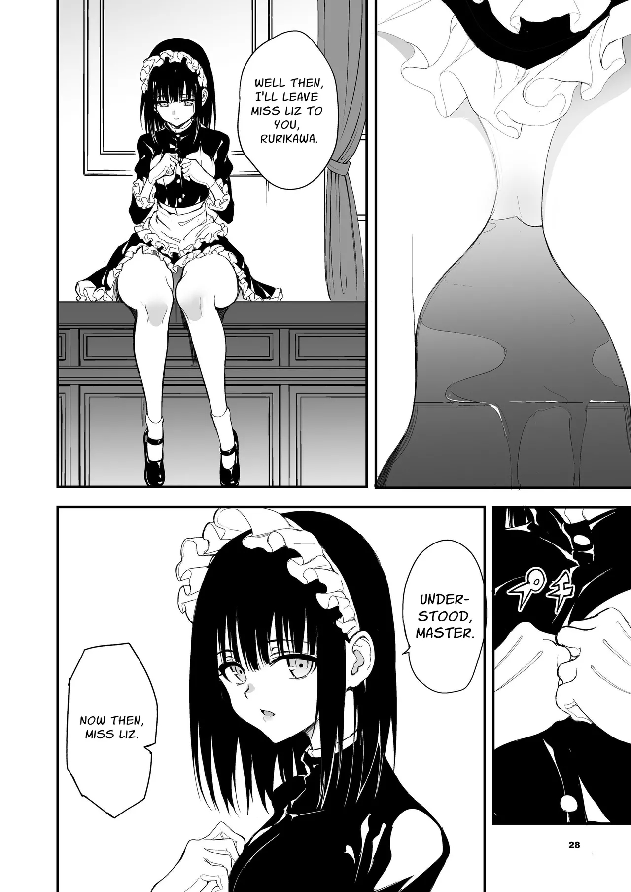 Maid Kyouiku. 8| Maid Education 8 - Fallen Aristocrat Rurikawa Tsubaki - Page 28