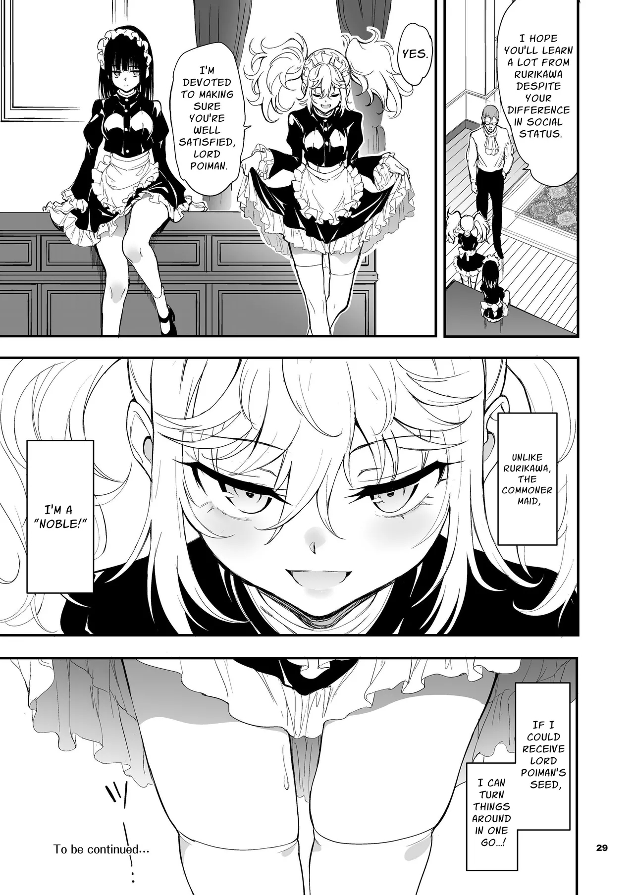Maid Kyouiku. 8| Maid Education 8 - Fallen Aristocrat Rurikawa Tsubaki - Page 29