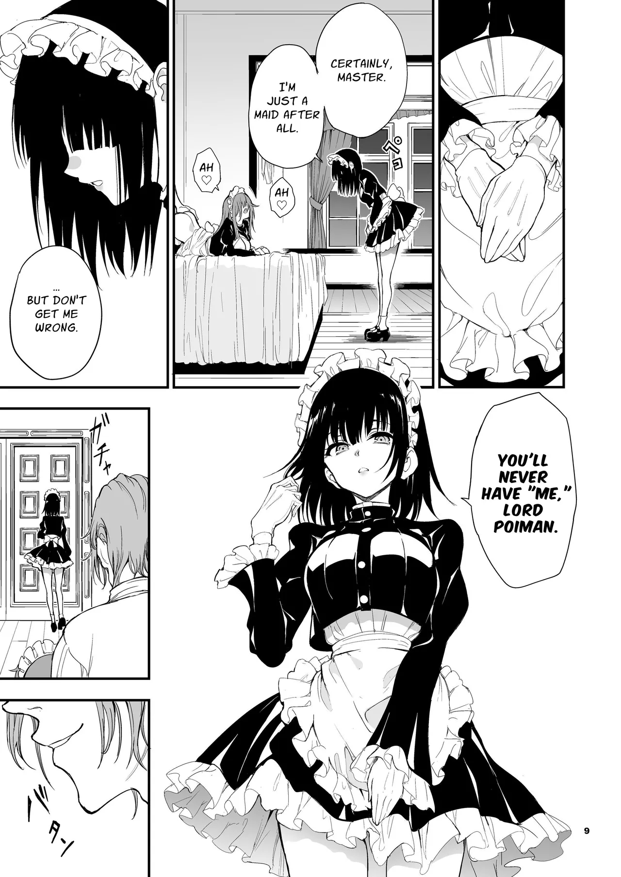 Maid Kyouiku. 8| Maid Education 8 - Fallen Aristocrat Rurikawa Tsubaki - Page 9