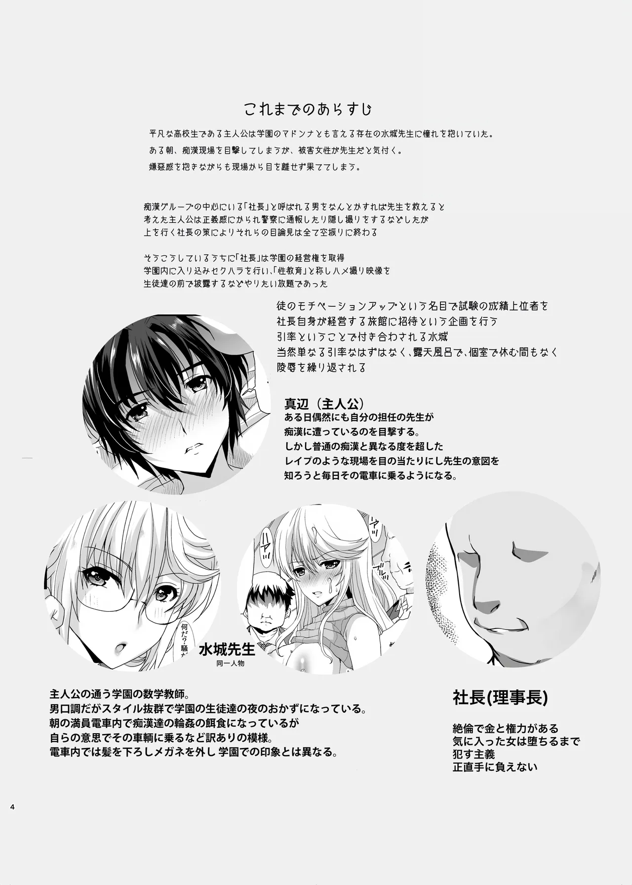 Akogare no Sensei wa Chikan Densha de Choukyouzumi Deshita EXTRA Itsuwari no Ian Ryokou Saishuubi - Page 4