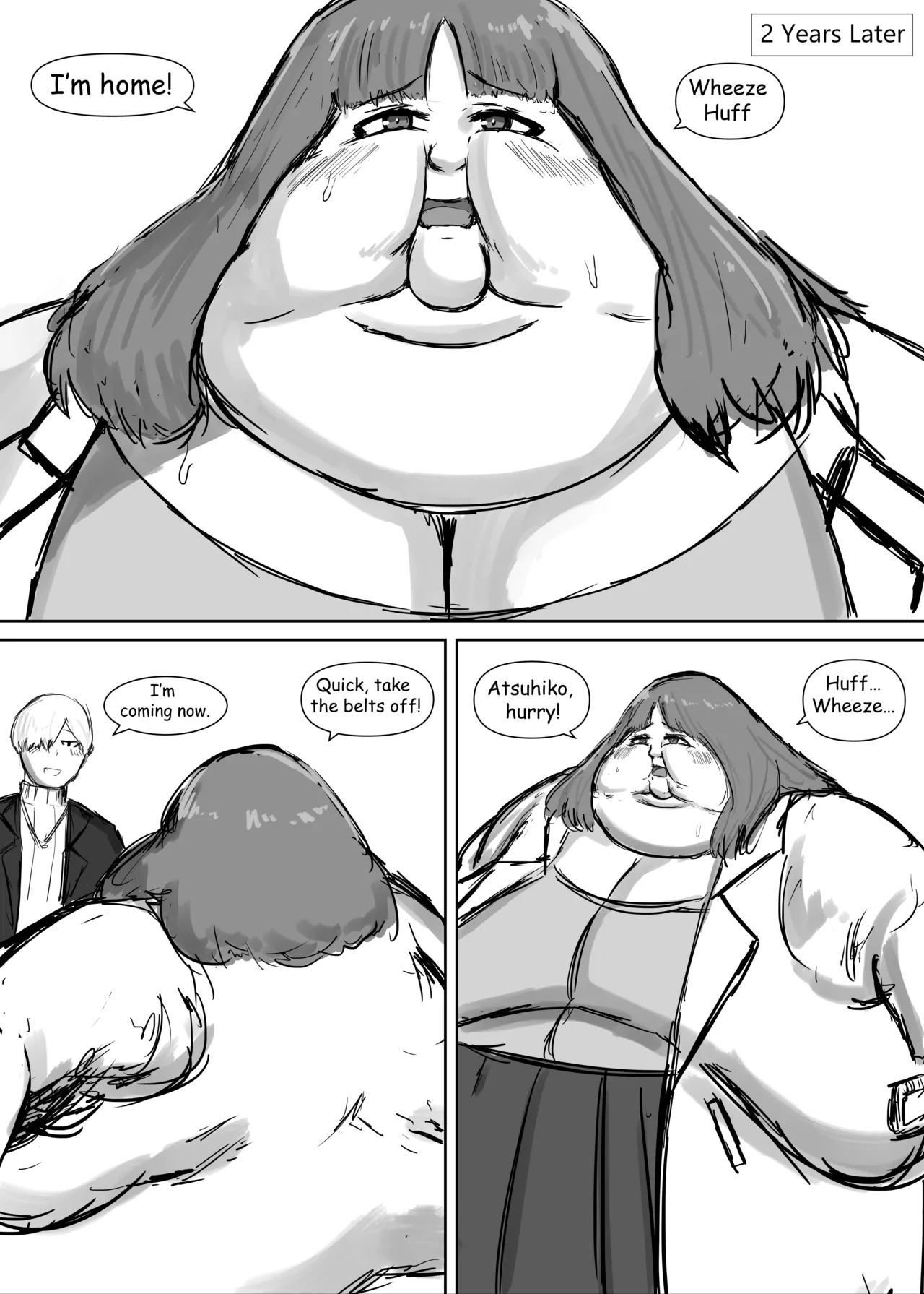 Getting fat to force you to take care of me - Page 4