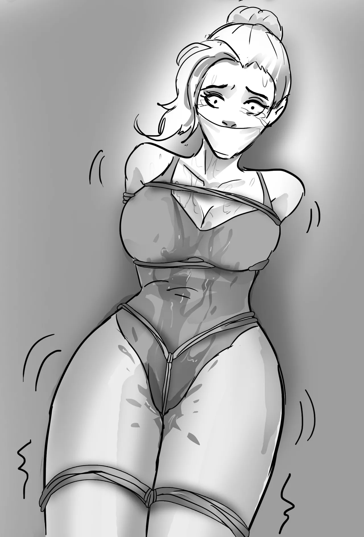 失踪美女—白丝袜女舞者 - Page 16