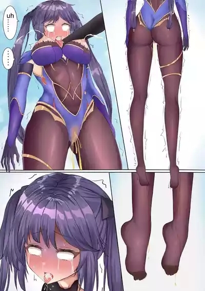 八重神子、モナ，敗北首絞失神 4