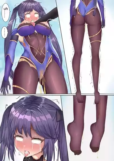 八重神子、モナ，敗北首絞失神 5