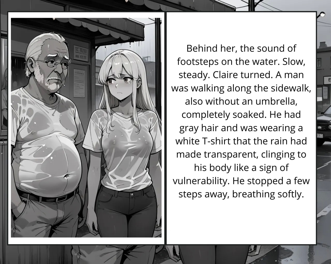 Unexpected Encounters in the RainEnglish language, work in progress 5