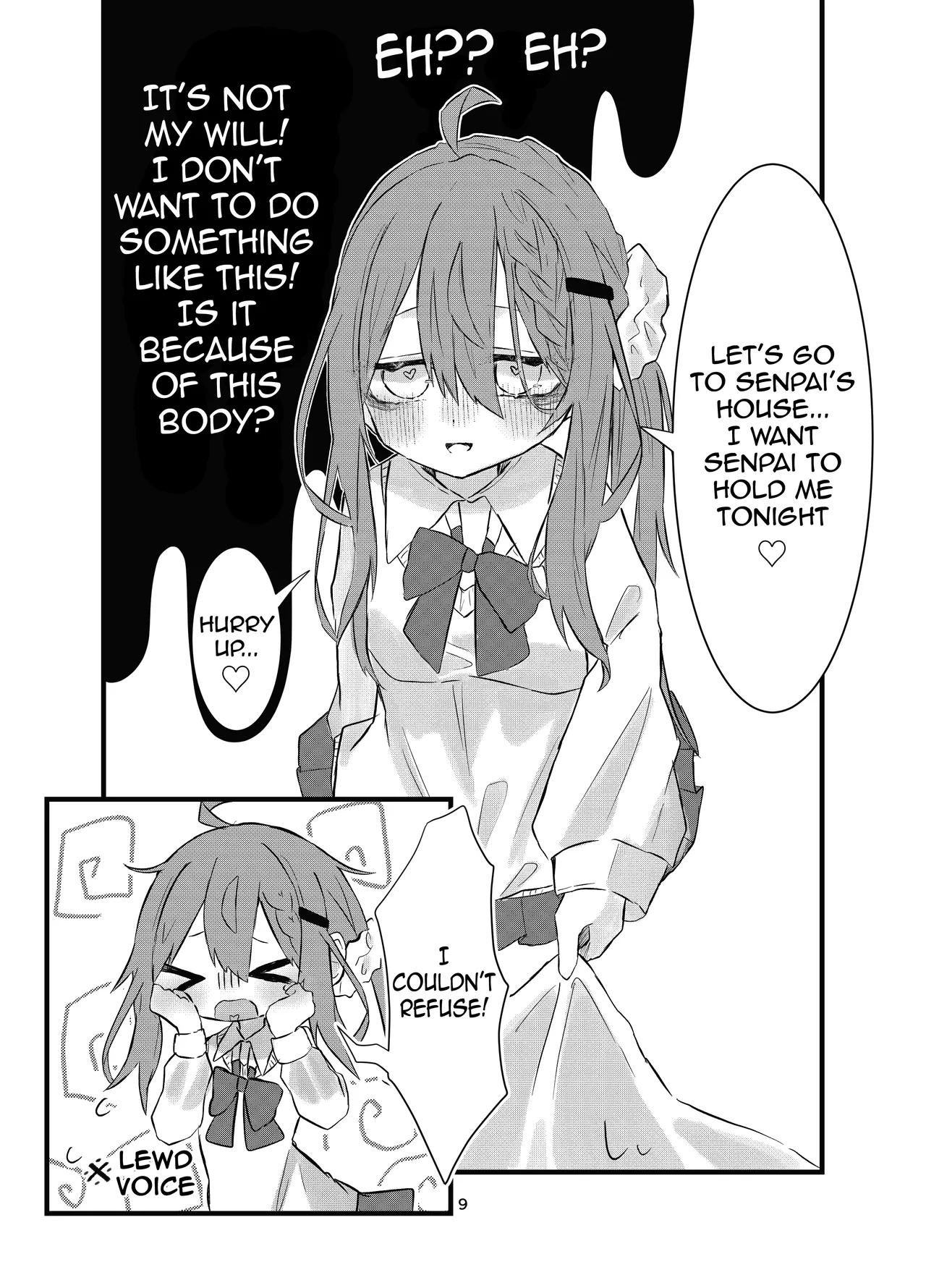 Gakkou de Suki na Hito ni Natte Tsunda Hanashi | A story about turning into my crush at school and being stuck in her body - Page 9