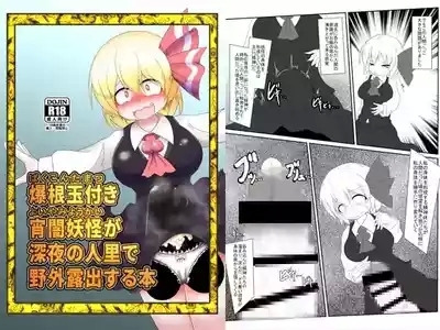 爆根玉付き宵闇妖怪が深夜の人里で野外露出する本 1