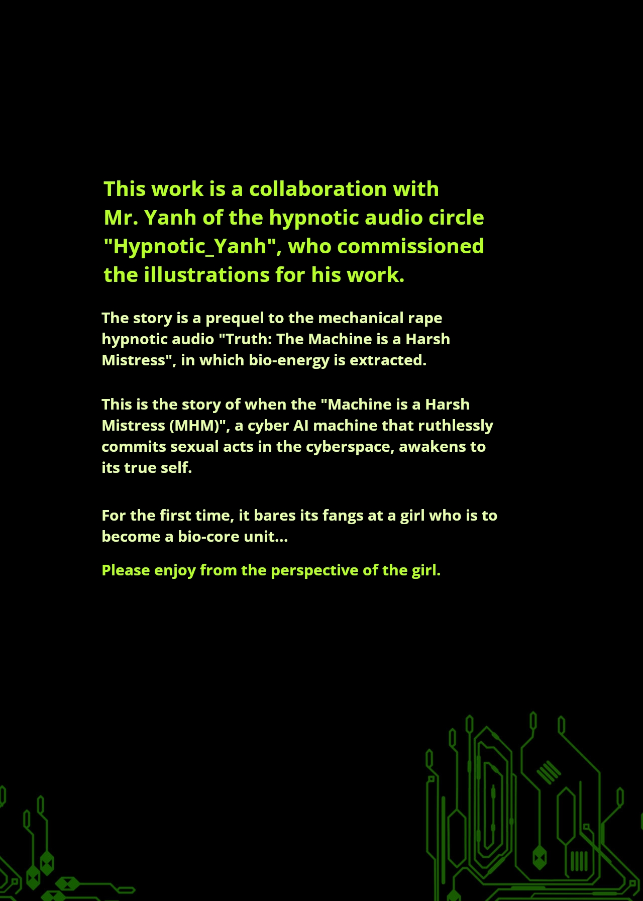 A manga about you, a girl, having your bio-energy extracted in cyberspace 2