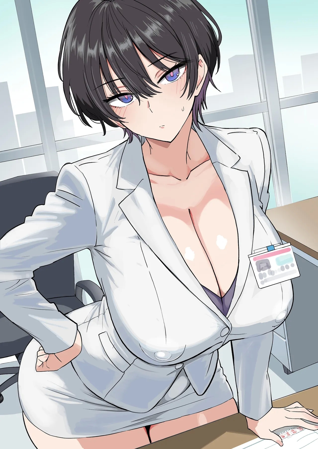 [おいしこ] 僕の女上司が今度、親戚のおじさんと妊活するそうです - Hentaiaz.com - 2