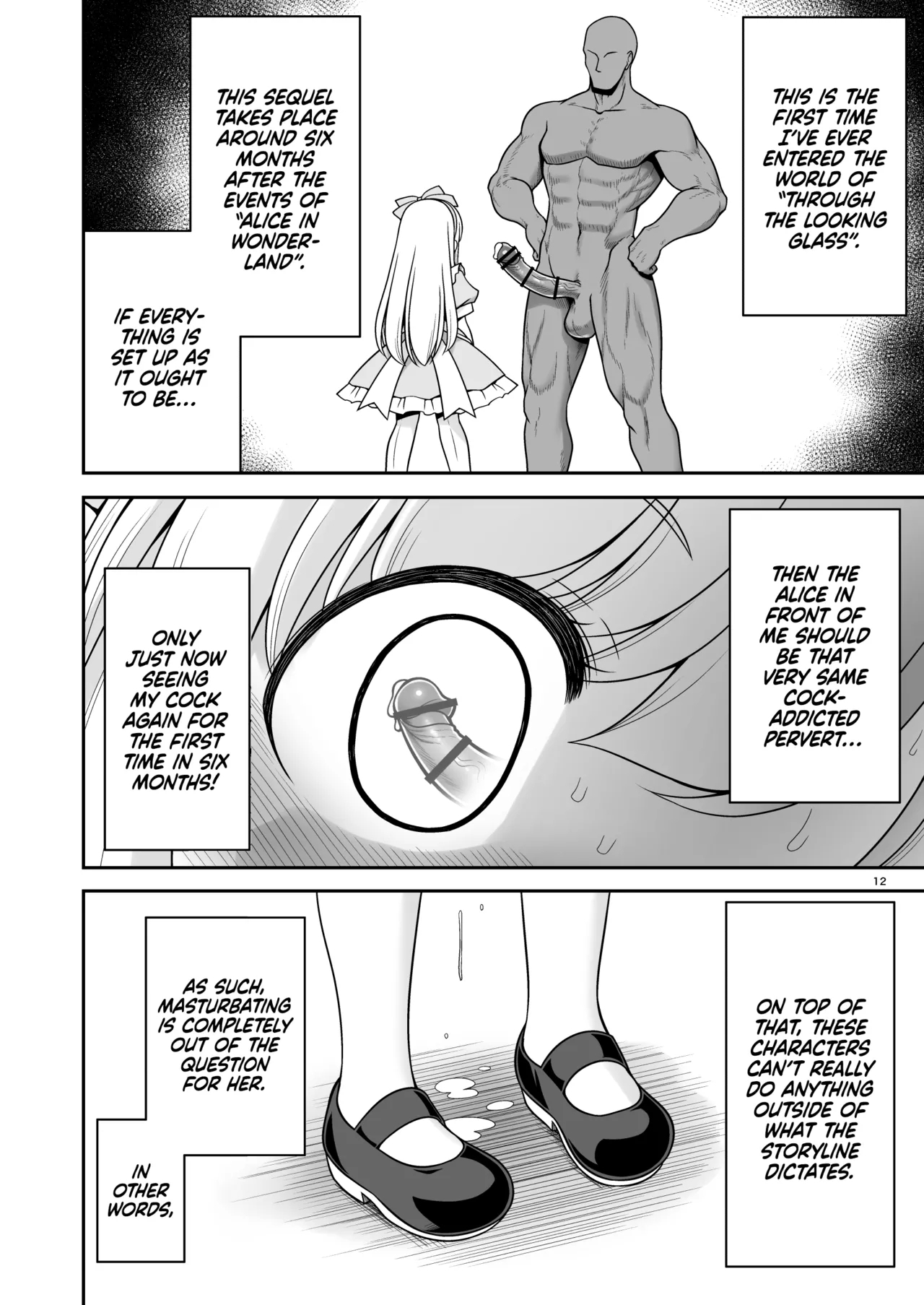 Monogatari Dori ni Shika Ugokenai Ehon no Naka no Alice-tachi wa Kagami no Kuni demo Ecchi na Koto Yaritai Houdai | Having My Way With Alice And Friends In The World Beyond The Mirror Too! - Page 12