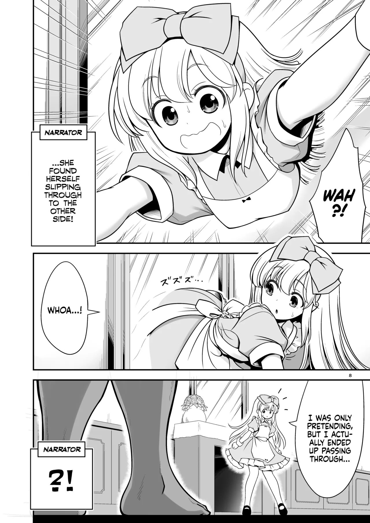 Monogatari Dori ni Shika Ugokenai Ehon no Naka no Alice-tachi wa Kagami no Kuni demo Ecchi na Koto Yaritai Houdai | Having My Way With Alice And Friends In The World Beyond The Mirror Too! - Page 8