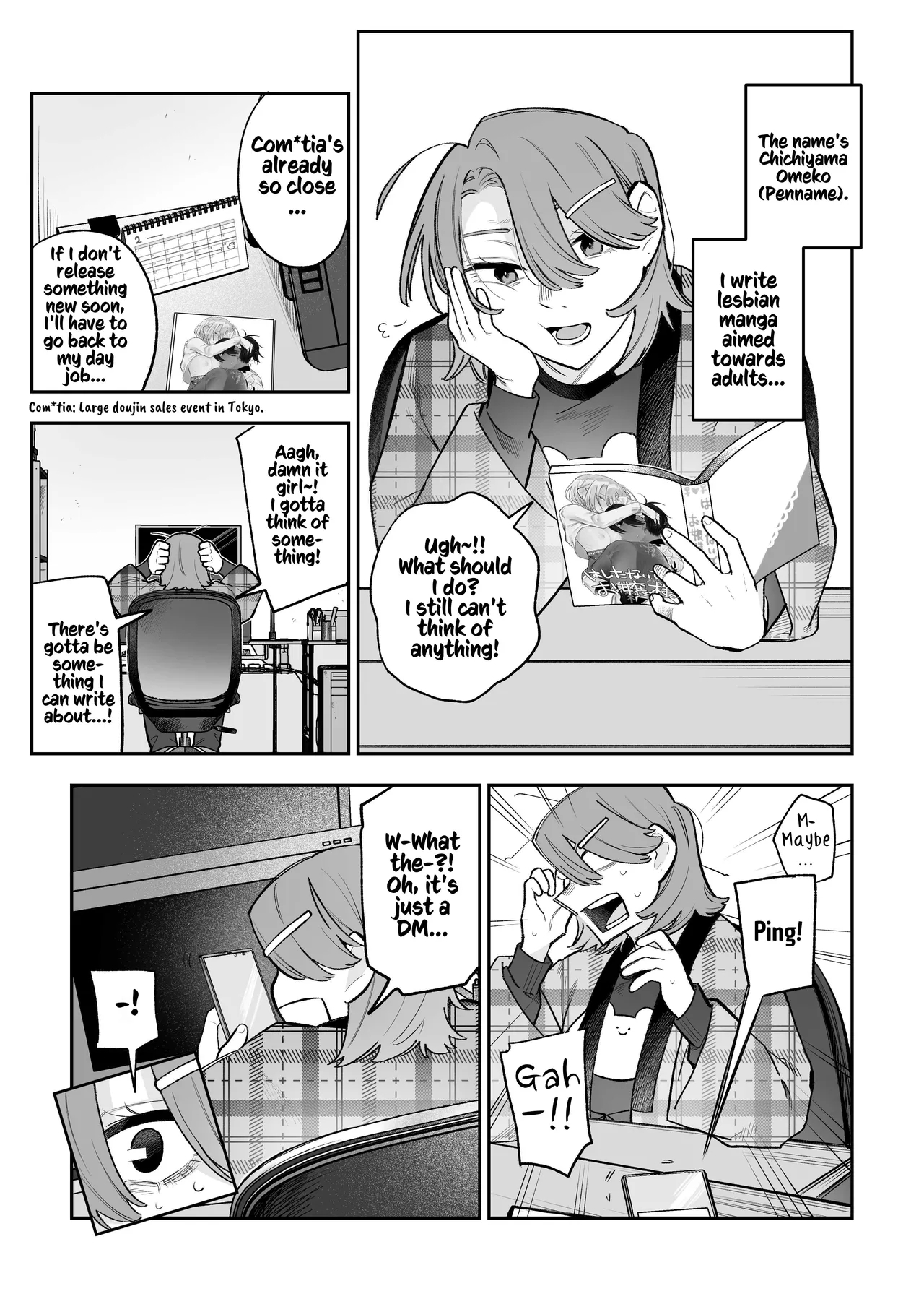Onna Doushi no Sex ga Mitakatta dake nano ni Watashi mo Suru Koto ni Nattan da ga! | Roped Into Lezzy Sex: I Just Wanted to Watch~!! - Page 4