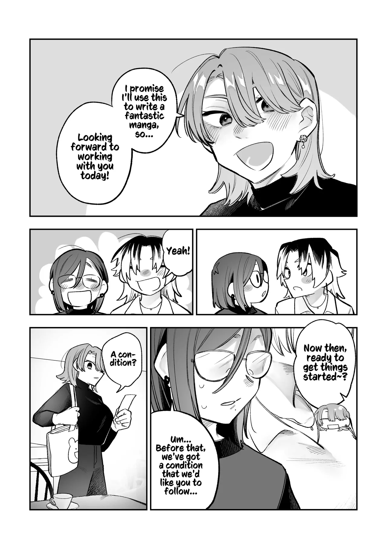 Onna Doushi no Sex ga Mitakatta dake nano ni Watashi mo Suru Koto ni Nattan da ga! | Roped Into Lezzy Sex: I Just Wanted to Watch~!! - Page 9