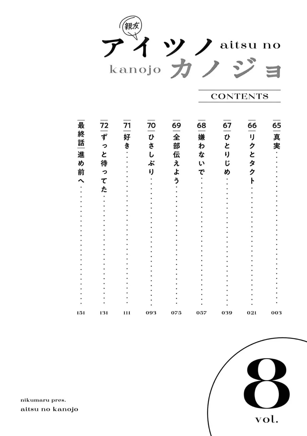 Aitsu no Kanojo Volume 8 - Page 4