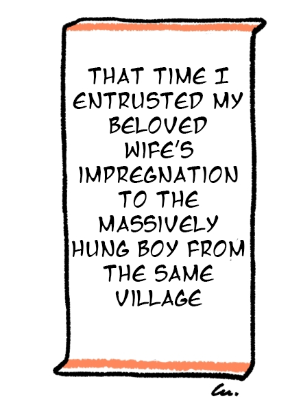 That Time i Entrusted my Beloved wife's Impregnation to the Massively Hung boy From the Same Village 2